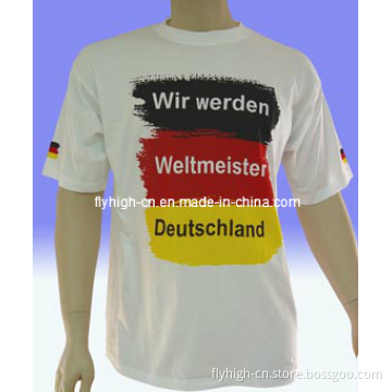 Men's Round Neck High Quality White T-Shirt